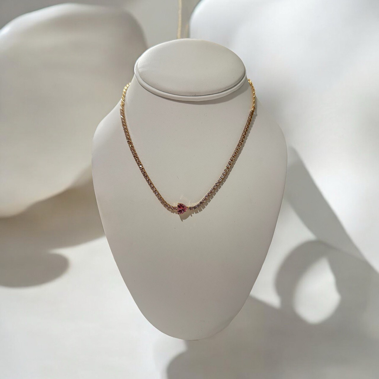 Scarlet Gemstone Necklace