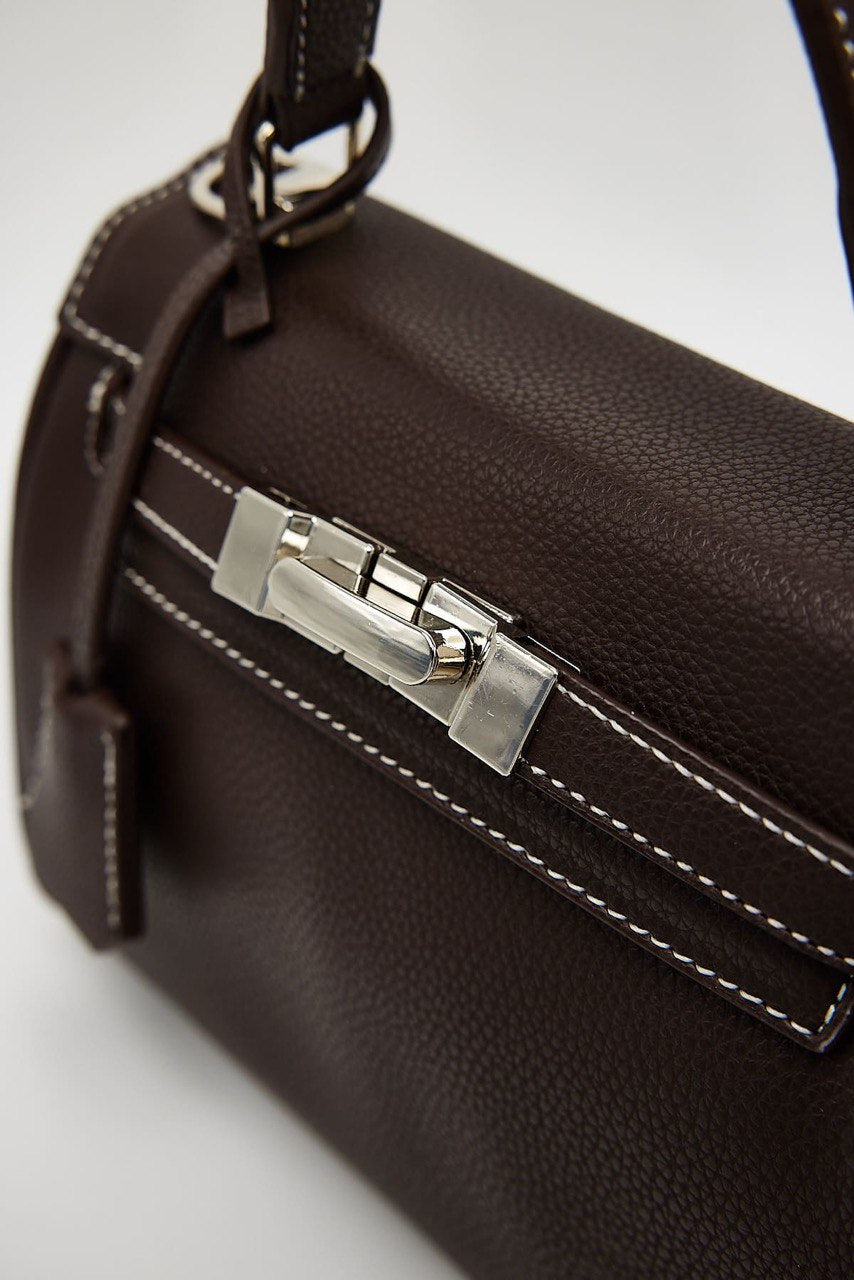 Brown Leather Elegance Bag